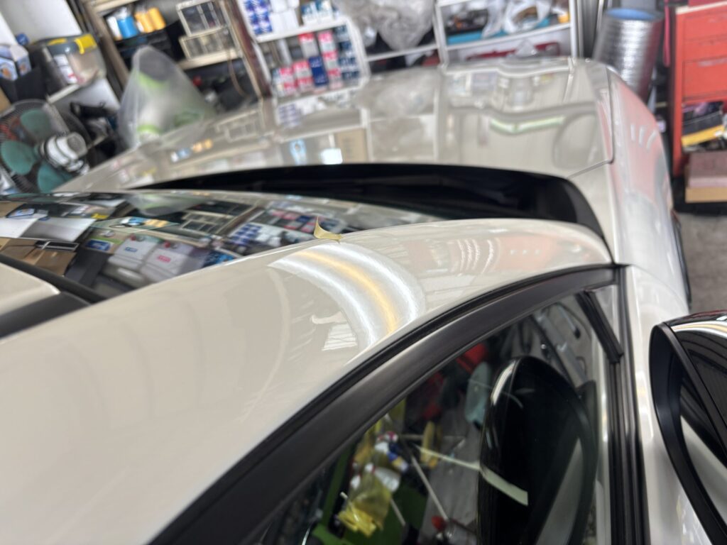 デントリペア後｜マツダCX-60 Aピラー凹み